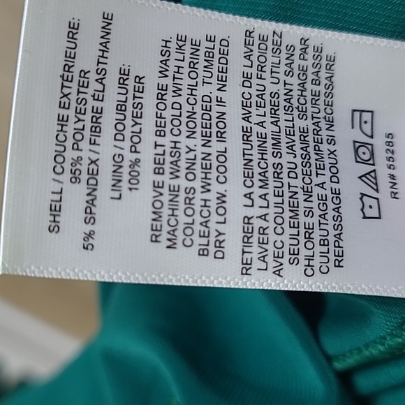 Express  High Rise Green Jumpsuit Size XL/TG - Picture 7 of 9